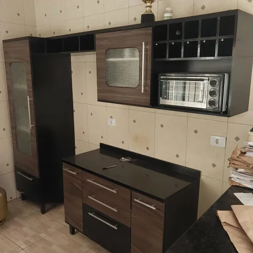 Aramario completo de cozinha com armario balcao