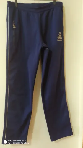 Calça de microfibra / elanca  Masculina Azul Marinha COLÉGIO MARISTA