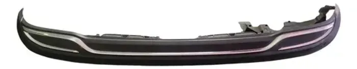 Spoiler Parachoque Traseiro Mercedes C180 C200 2015/18 Preto com friso cromado (Usado)