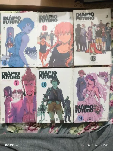 Mangás Diário do Futuro - Volumes 6 a 12