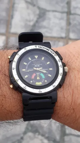 Relógio Seiko DX Cronógrafo raridade japonês anos 80 de coleção 