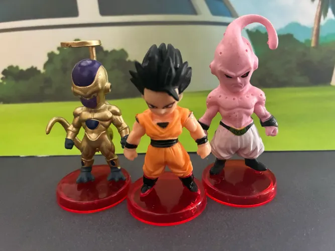 Kit 3 miniaturas Dragon Ball