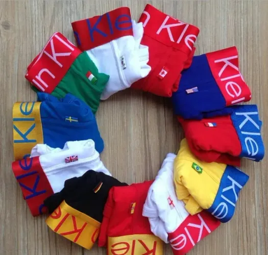 Cueca Paises Kit com 5