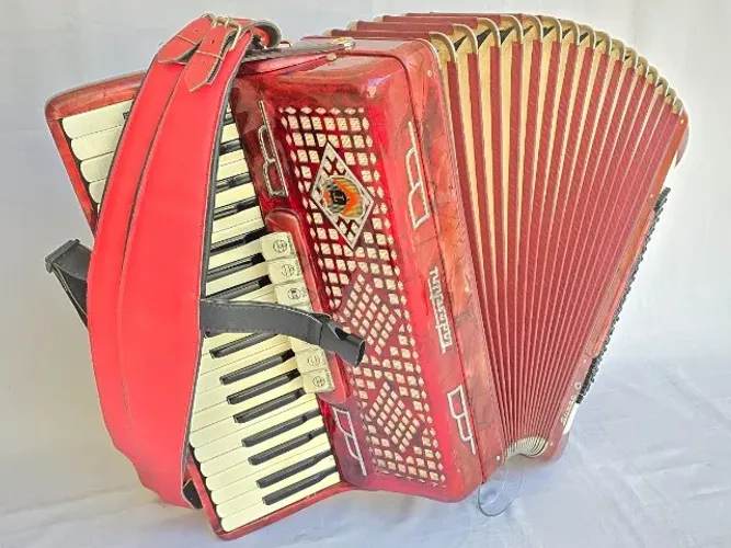 Acordeon 120 Baixos Todeschini Super 6 "Já Eletrificada"