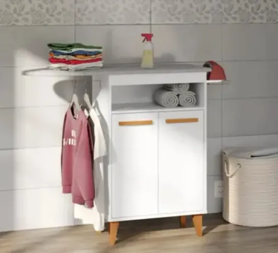 Armário Multiuso com Mesa de Passar Nova na Promoção
