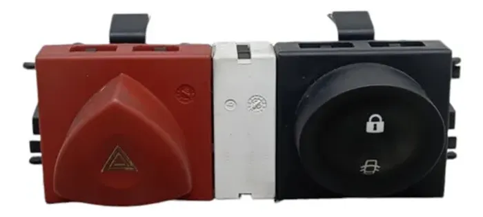 Botão Alerta Trava Porta Renault Megane 2007 2011 Original