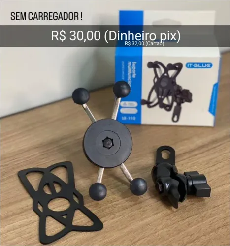 Suporte garra  Celular Moto Universal - 360°