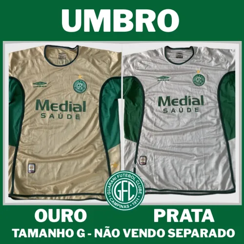 2 Camisetas - Guarani Futebol Clube