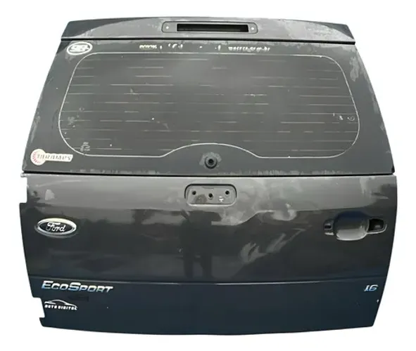 Tampa Traseira Ecosport 2004 A 2012 Detalhes - Preto