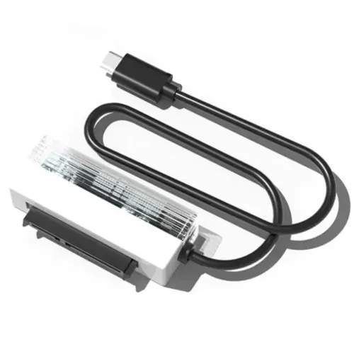 Adaptador Sata Type C Cabo Conversor Sata 2,5 Polegadas