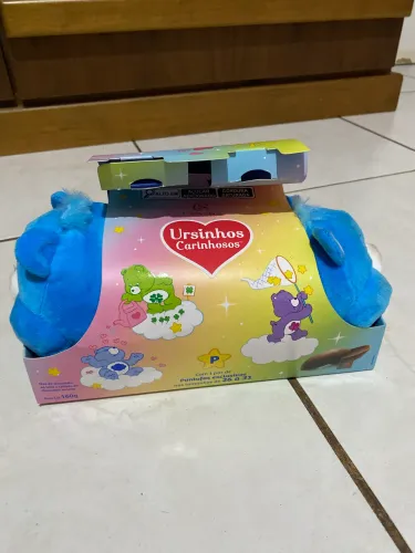 Pantufa ursinhos carinhosos cacau show