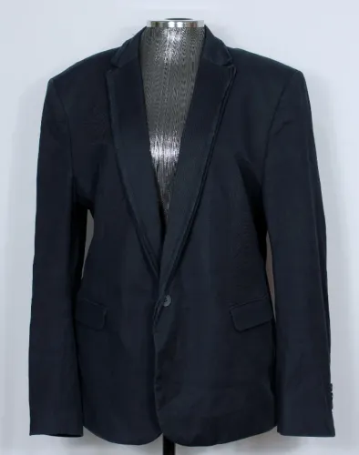 Blazer social alfaiataria masculina azul marinho nois le lis - Veste 54 L - Ref. 4892