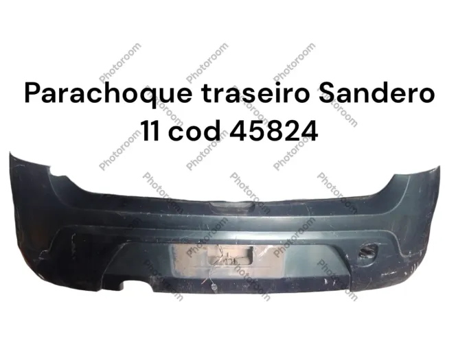 Parachoque Traseiro Sandero 1.0 1.6 2011 2012 2013 2014 2015