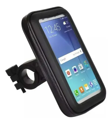 Suporte Para Celular Smartphone Para Bicicleta Bike Trilhas Chuva Bolsa Prova D Agua Prote