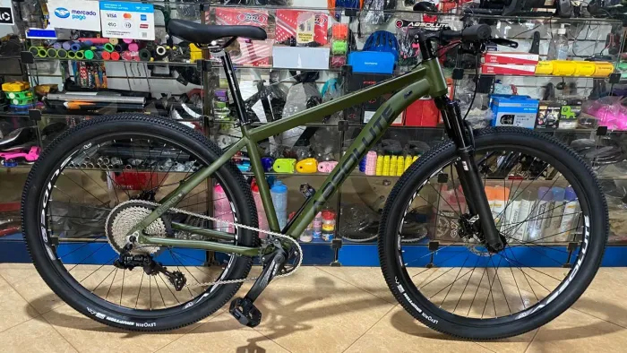  ?BIKE DE ALUMÍNIO, FREIO HIDRÁULICO ABSOLUTE, RELAÇÃO TODA ABSOLUTE, K7 12v COROA ÚNICA
