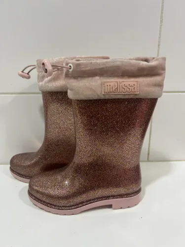 Bota Melissa glitter rosa 29