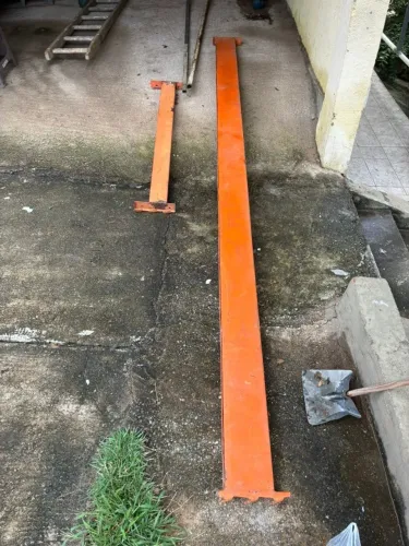 Perfil de chapa dobrada, estrutura de armazenamento. 5,40x16,5x5 outra 1,12x10x5 