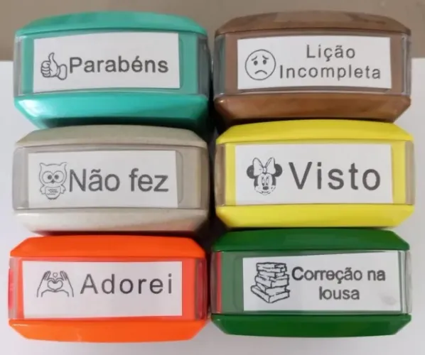 Carimbo para professor Kit Pedagogico