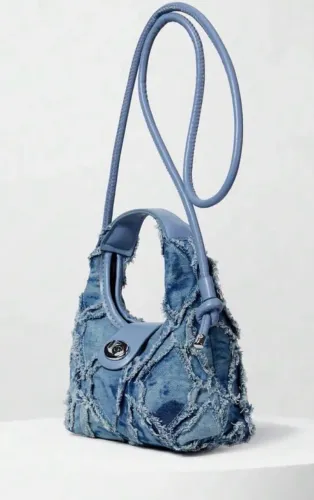 Mini bolsa boho jeans