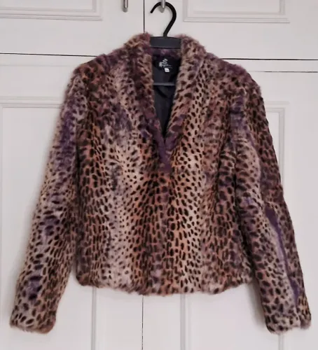 Casaco de pele fashion
