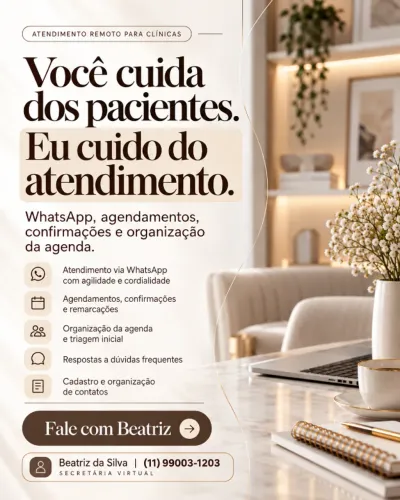 Secretária Virtual | Atendimento e Agenda | Secretária Virtual | WhatsApp e Follow-up