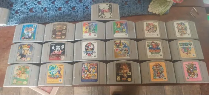 Colecao fitas n64