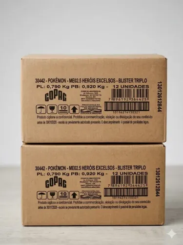 Caixa Lacrada Com 12 Blister Triplo - Heróis Excelsos -copag