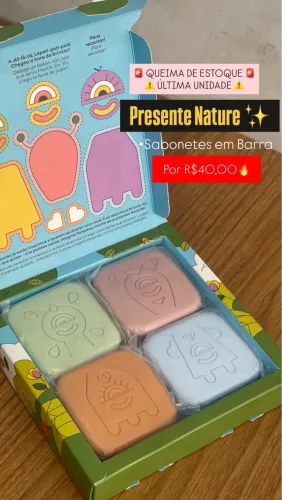 Sabonete infantil Nature