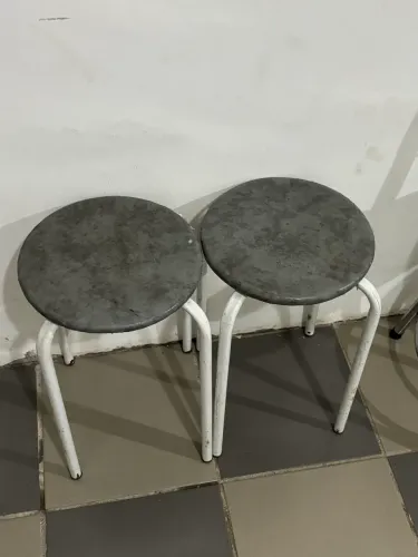 2 Bancos Mocho Banquinho Banqueta Estofada