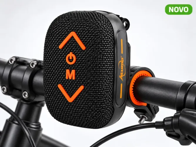Caixa de Som Atomo MO-S299 com Suporte para Bike