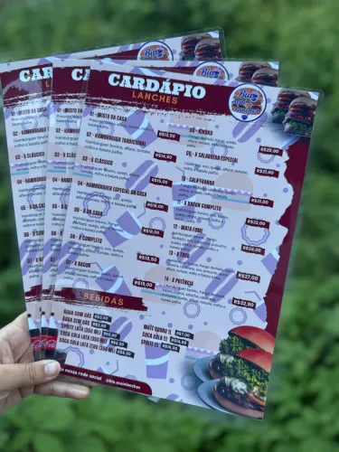 Cardapio Personalizado e Plastificado