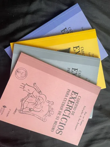 4 Livros Cadernos de exercícios