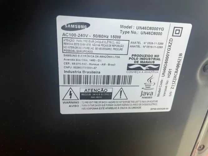 Vendo televisão Samsung 50