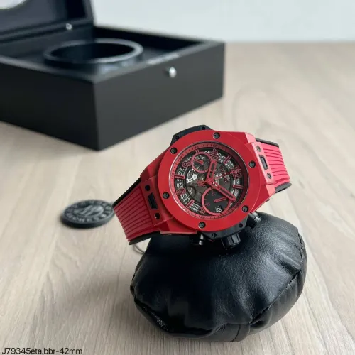Relógio  Relógio Hublot Cerâmica Vermelho ETA S/c