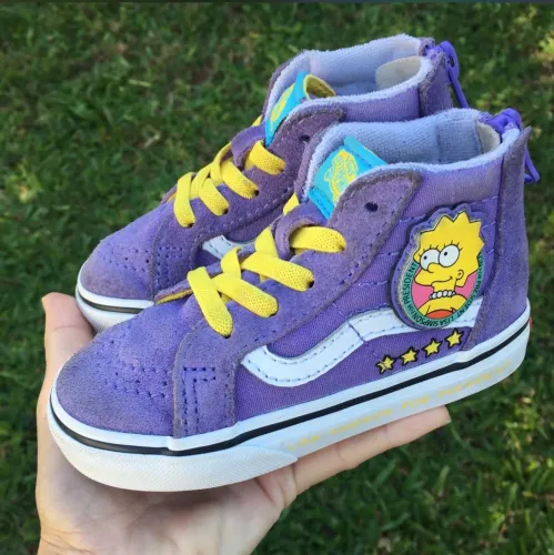 Tênis vans sk8-hi zip lisa simpsons original