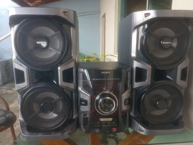 Mini System Sony - CD funcionando - Som potente