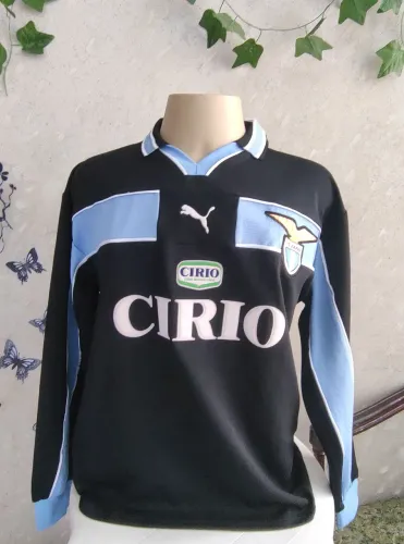 Camisa Lazio 98/99 Manga Longa - Salas 9 - Tam L