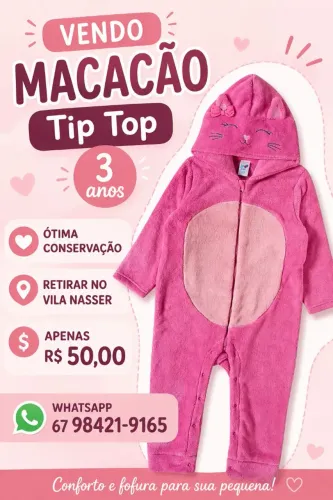 Macacão Tip Top 