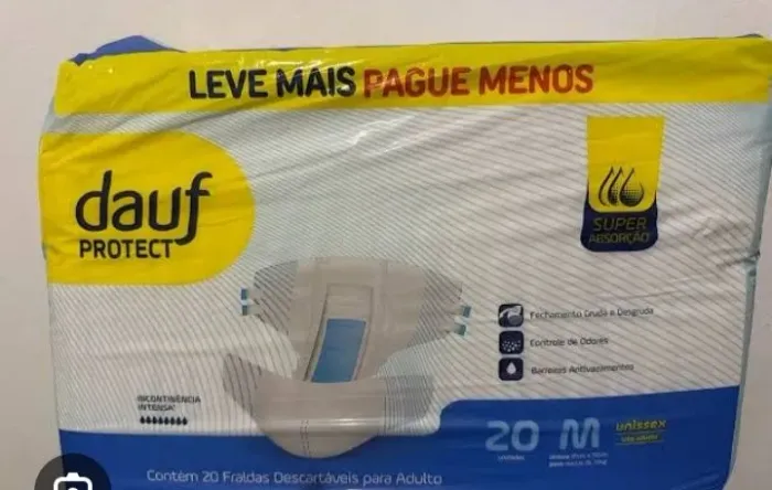 Fralda geriatria tamanho P