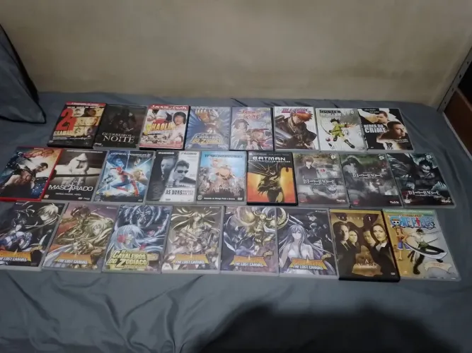 25 dvds originais de filmes e animes