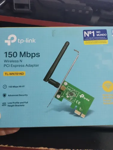 Placa de Rede Wi-fi TP-Link funcionando 100%