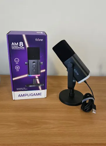 FIFINE AM8 Microfone dinâmico USB/XLR