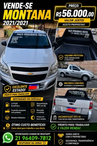Chevrolet Montana LS 1.4 Econoflex 8V 2P 2021