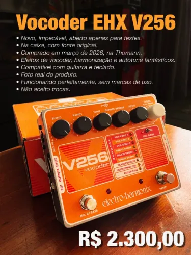 Vocoder Electro Harmonix V256 Pedal