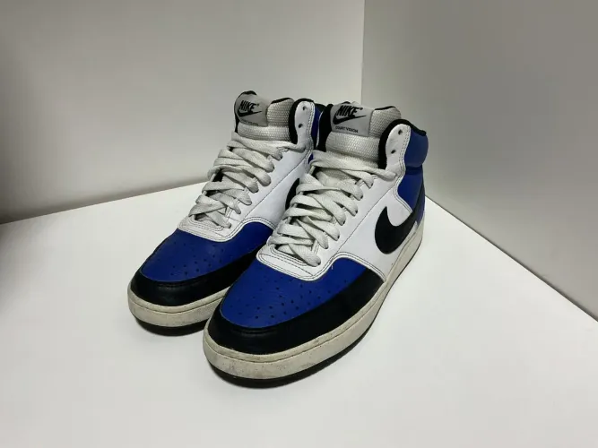 Tênis Nike Court Vision Mid Azul 39,5 Original Seminovo, Importado dos Estados Unidos 