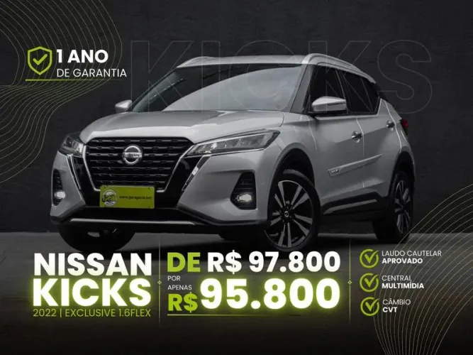 Nissan Kicks Exclusive 1.6 16V Flex AUT 2022