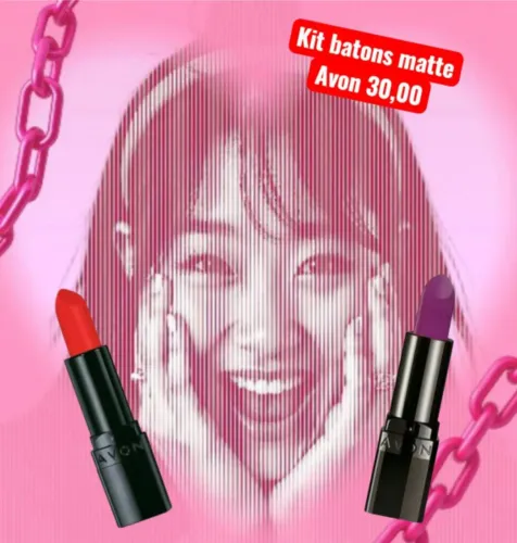 Kit batons Avon matte