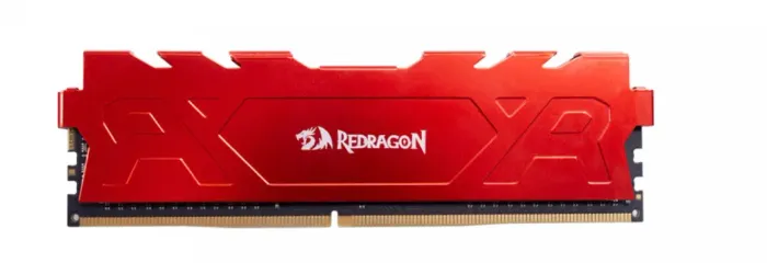 Memória DDR4 Redragon Rage, 8GB, Vermelha