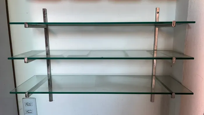 Prateleira de vidro