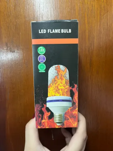 Lâmpada LED chama de fogo/tocha